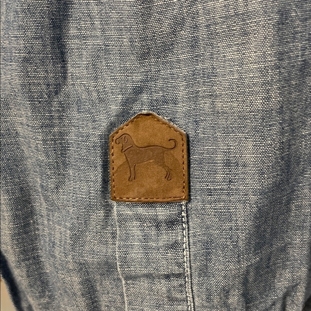 The Black Dog Celestial Chambray Button Down Shirt Classic Fit - Picture 13 of 15